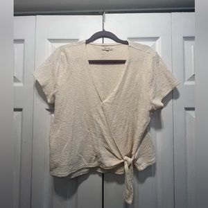 Madewell Wrap Tie Top